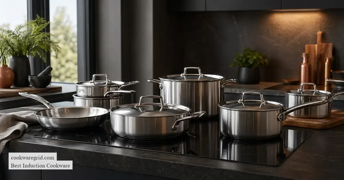 Best induction cookware comparison of stainless steel and nonstick sets