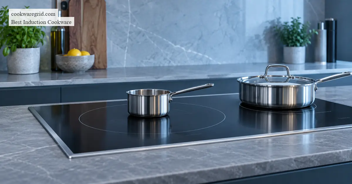 why small pans do not work on some induction burners shown on a modern induction cooktop